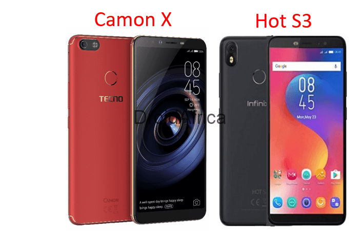 Tecno Camon X Vs Infinix Hot S3: Specs Comparsison | DroidAfrica