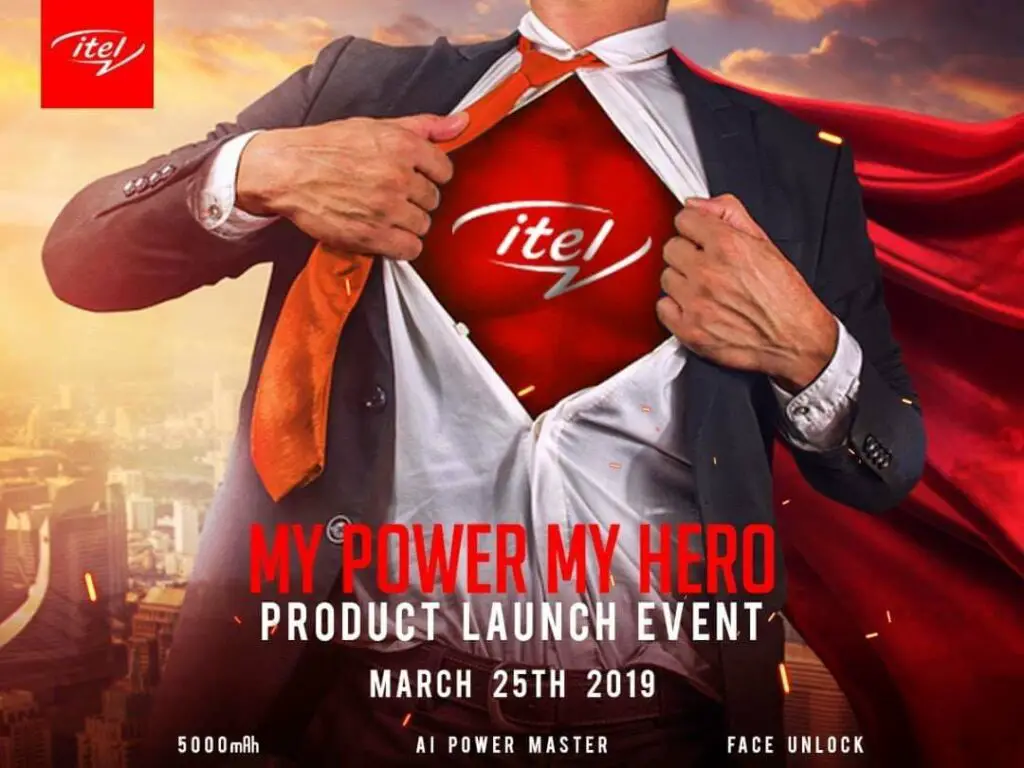 iTel Schedules AHeroIsComing Product Launch Event for March 25th | DroidAfrica