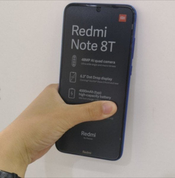 Xiaomi Redmi Note 8T live images leaked revealing it's key specs | DroidAfrica