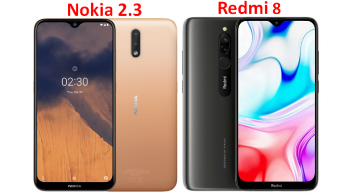 Nokia 2.3 vs Xiaomi Redmi 8: Specification Comparison | DroidAfrica