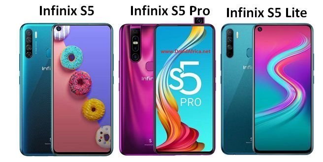 Infinix S5 vs S5 Pro vs S5 Lite; What are their differences? | DroidAfrica