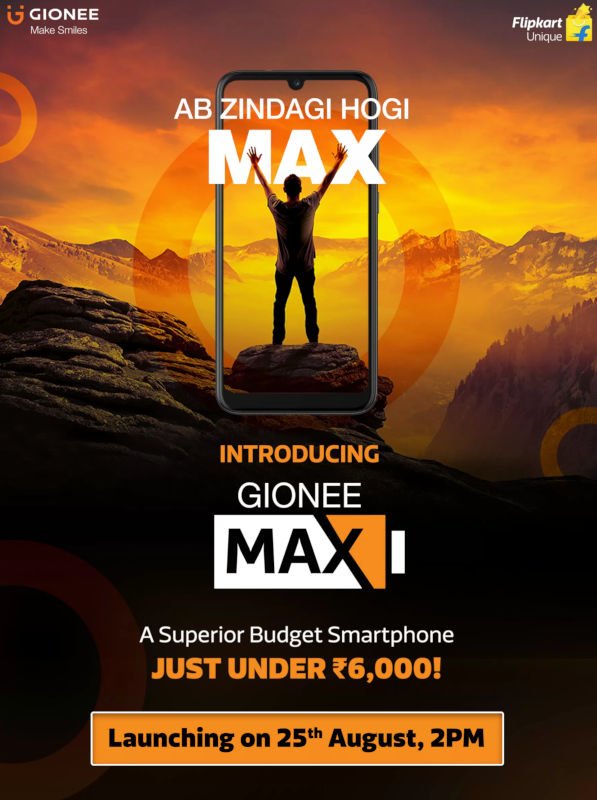 Battery focused Gionee Max to launch in India next week | DroidAfrica
