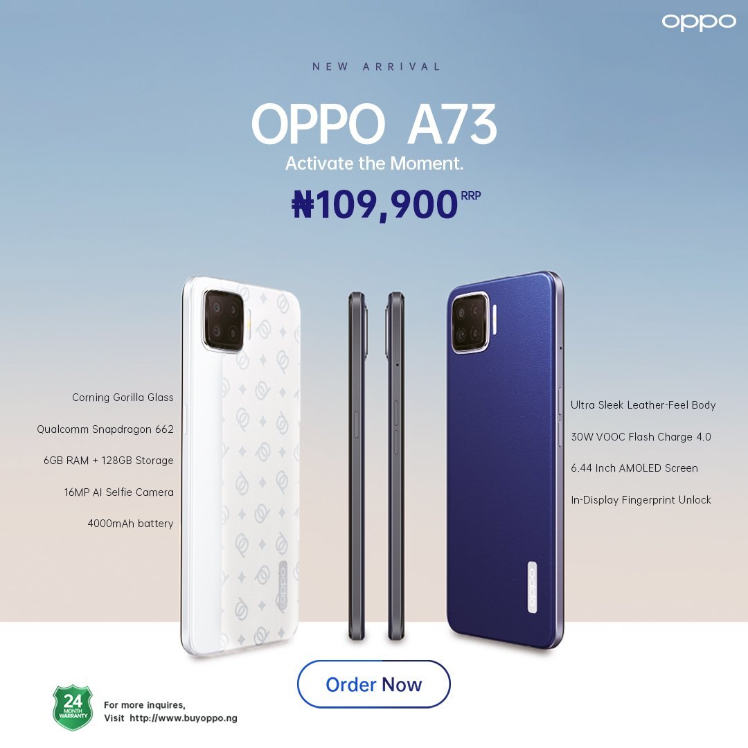 OPPO A73 and OPPO A15 officially arrives in Nigeria; now in stores | DroidAfrica