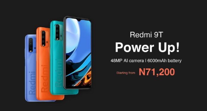 Xiaomi brings Redmi 9T with 6000mAh battery to Nigeria; starting at N71,200 | DroidAfrica