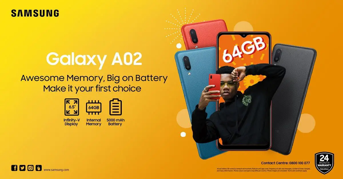 Cheaper Galaxy A02 arrives in Nigeria and other African countries Samsung Galaxy A02 announced in Africa 1 1