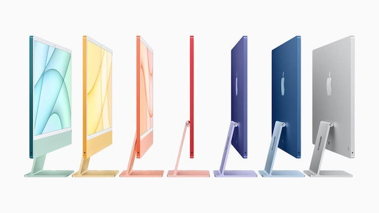 Apple unveils a new iMac with an M1 processor and seven colors. | DroidAfrica