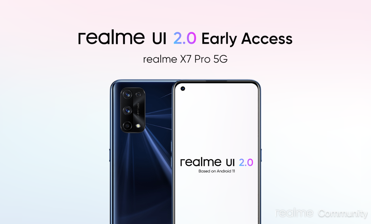 Realme announces the Realme UI 2.0 early access program for X7 Pro: issues and availability. | DroidAfrica