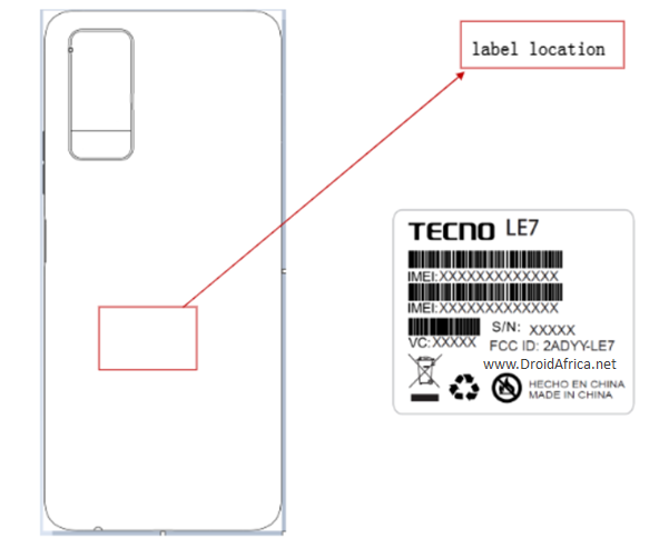 LE7: Tecno's first phone with 7000mAh battery passes through FCC | DroidAfrica