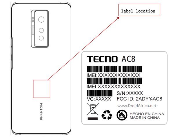 Tecno AC8, a.k.a Phantom X now listed on FCC with 4600mAh battery | DroidAfrica