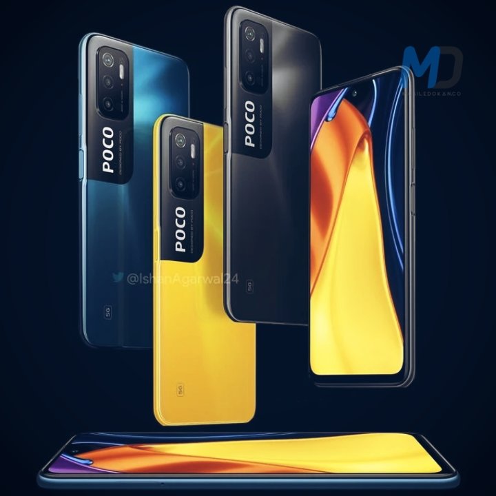 POCO M3 Pro 5G renders show designs of the device ahead of the May 19th launch | DroidAfrica