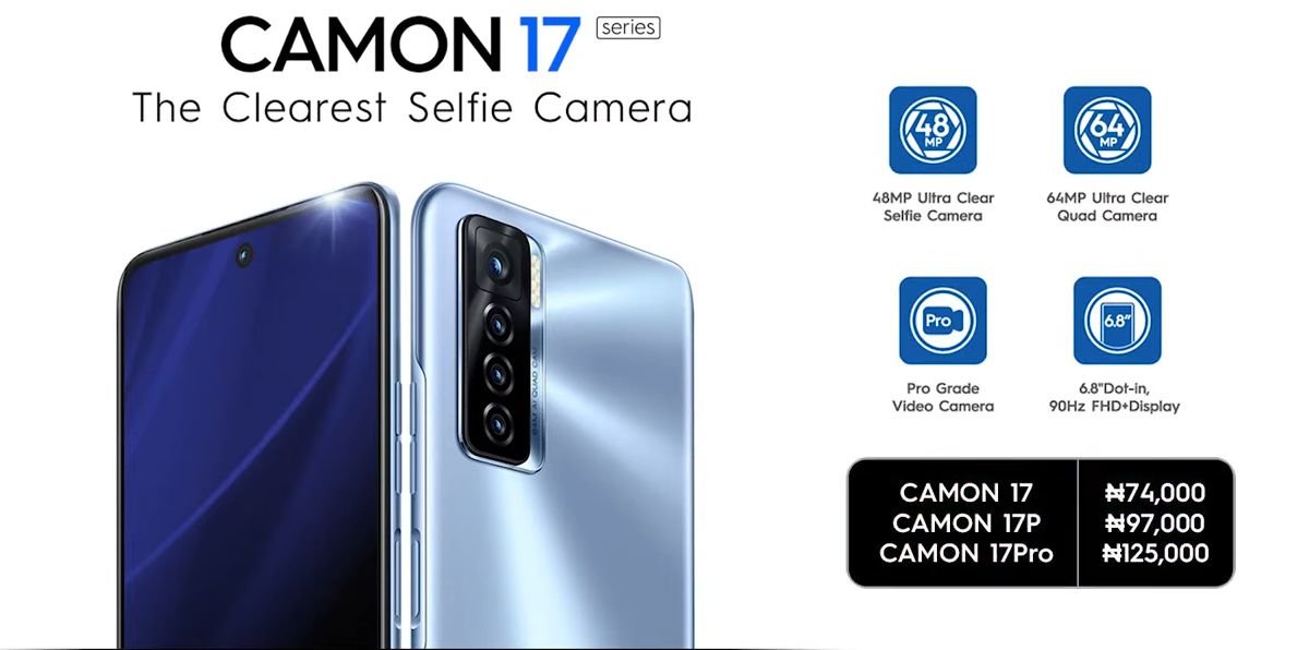 Tecno Camon 17-series now official in Nigeria and Kenya | DroidAfrica