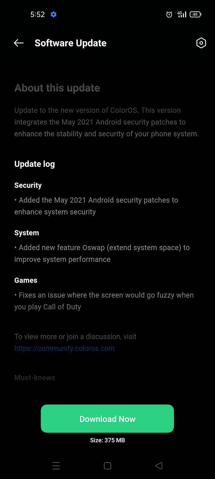 OPPO is updating Reno5 F with May 2021 Android security patch | DroidAfrica