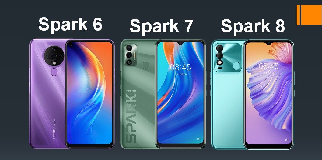 Tecno Spark 6 vs Spark 7 vs Spark 8; any need for upgrade? | DroidAfrica