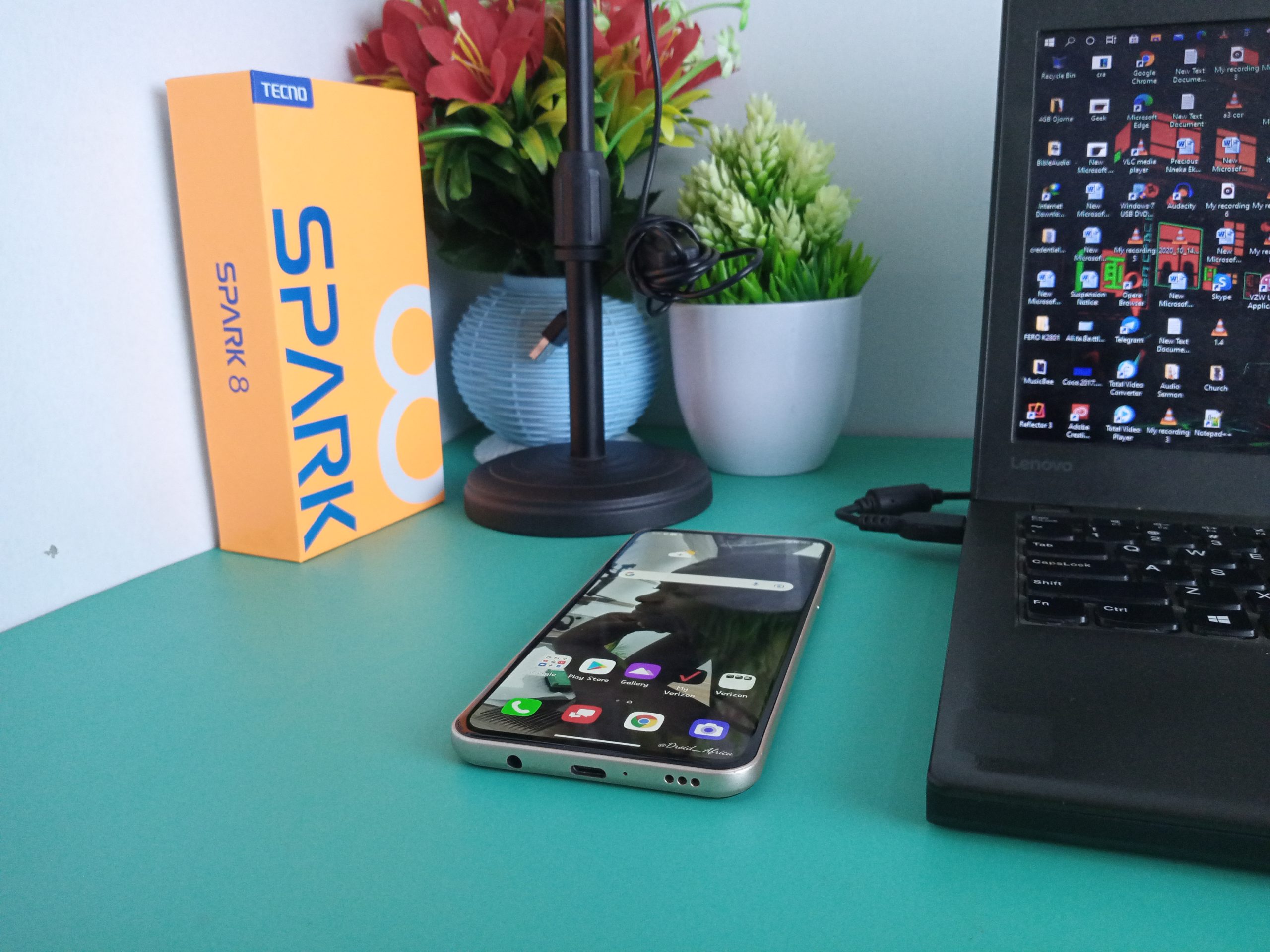 Tecno Spark 8 unboxing and early preview | DroidAfrica
