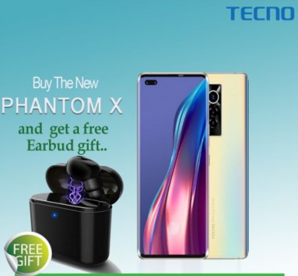 Buy Tecno Phantom X With FREE EAR-BUD+FREE DATA | DroidAfrica