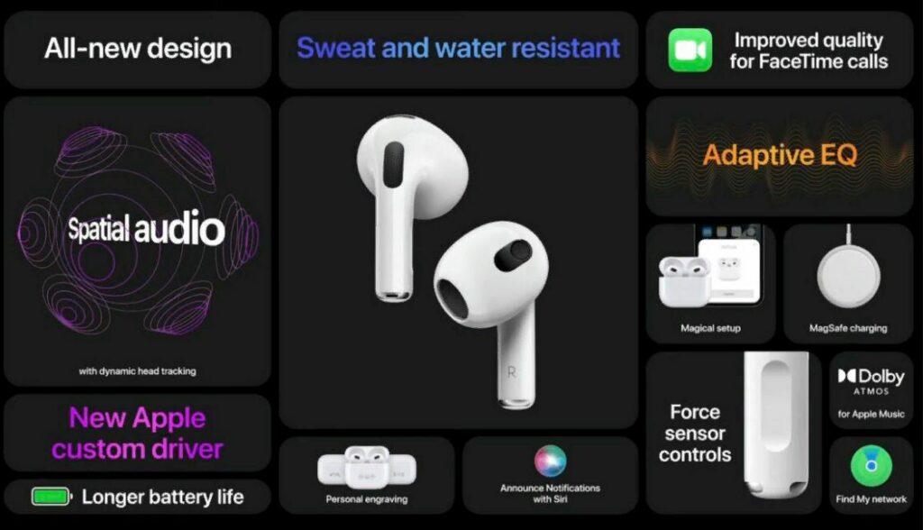 Apple Unleashed Event unveiled the third-generation AirPods | DroidAfrica