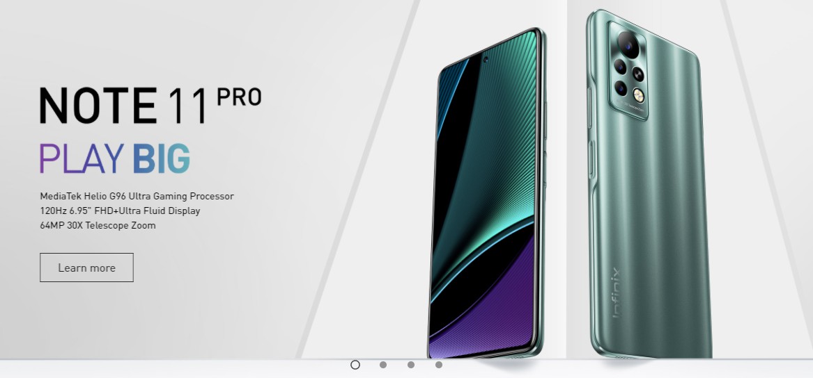 Infinix Note 11 Pro with Helio G96 CPU and XOS 10 now official | DroidAfrica