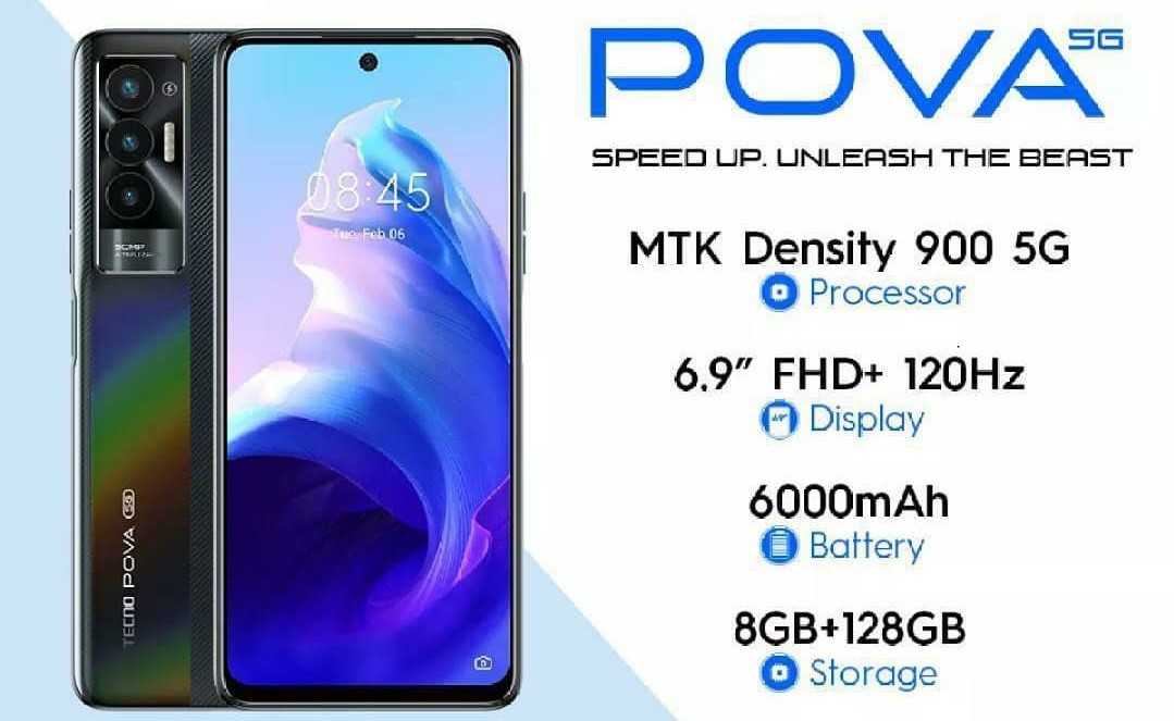 First 5G smartphone from Tecno might just be called POVA 5G | DroidAfrica