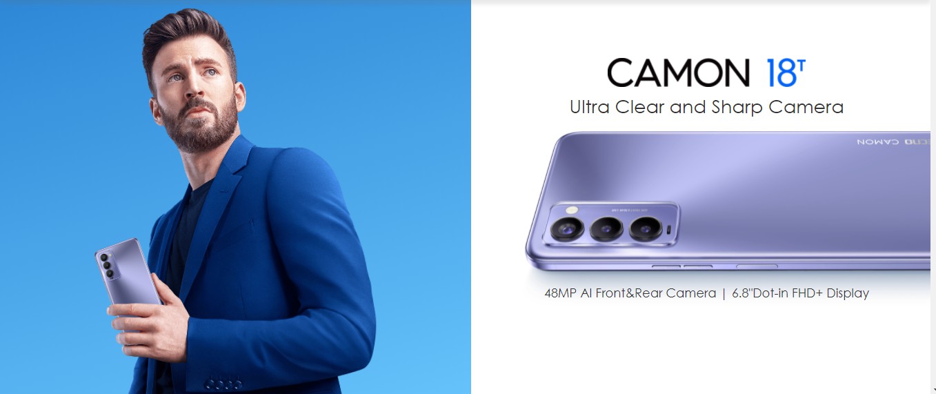 Camon 18T with a large 48-megapixel selfie camera arrives in Pakistan | DroidAfrica