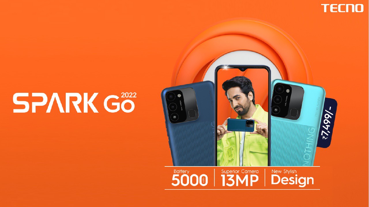 Tecno Spark Go 2022 with 5000mAh battery debut in India at Rs.7,499 | DroidAfrica