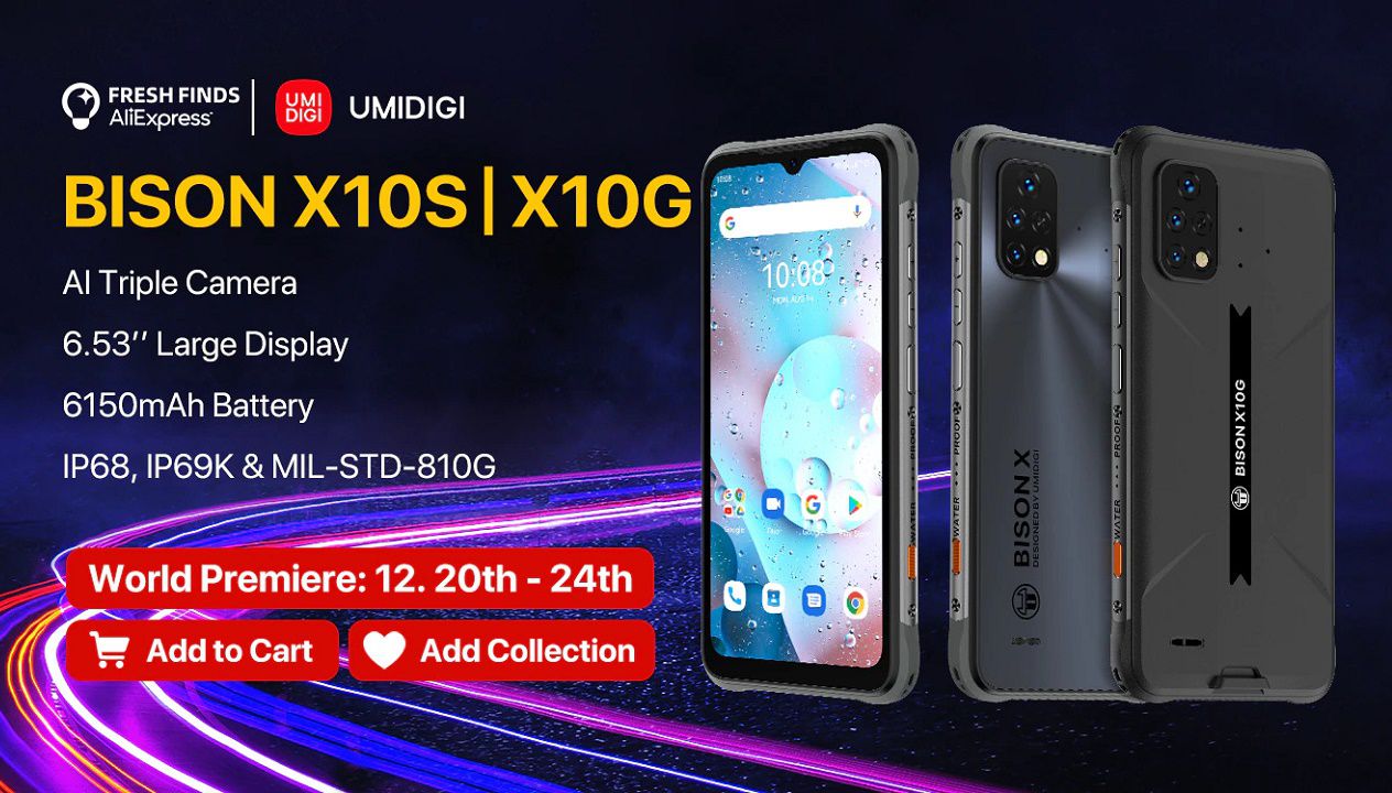 UMIDIGI Bison X10S and X10G with / without NFC goes official with Tiger T310 | DroidAfrica