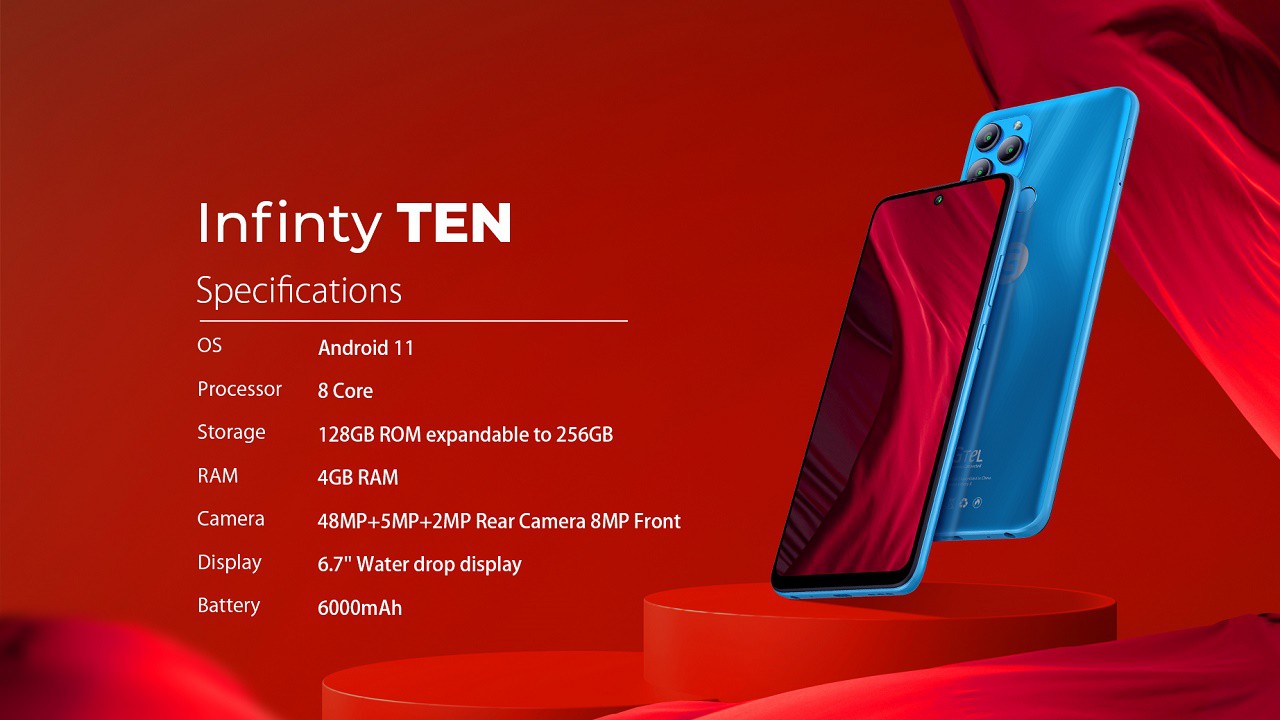GTel's most beautiful smartphone ever, dubbed Infinity TEN is now official; full specs still in the wild | DroidAfrica