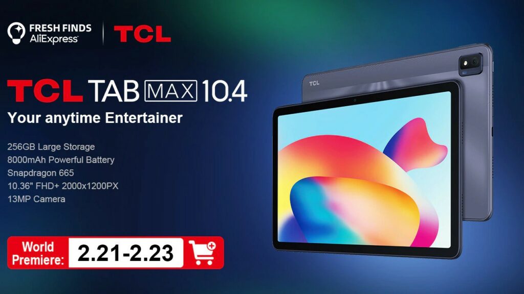 Snapdragon 665 powered TCL TAB MAX with 10.4-inches 2K display and 6GB RAM announced | DroidAfrica