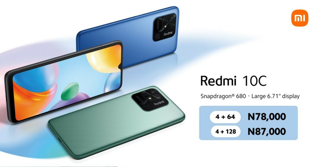 Xiaomi Redmi 10C now official in Nigeria; Rocks Qualcomm Snapdragon 680 CPU | DroidAfrica