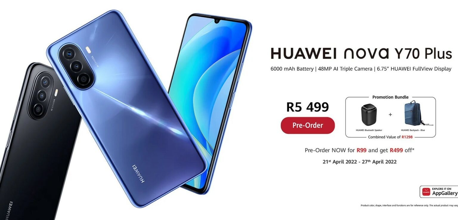 Huawei Nova Y70 Plus Specifications and Price | DroidAfrica