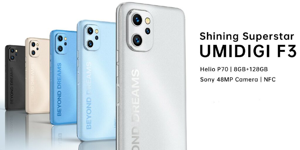 UMIDIGI F3, F3S and F3 SE with up to Helio G70 CPU will begin sales on the 19th of May | DroidAfrica