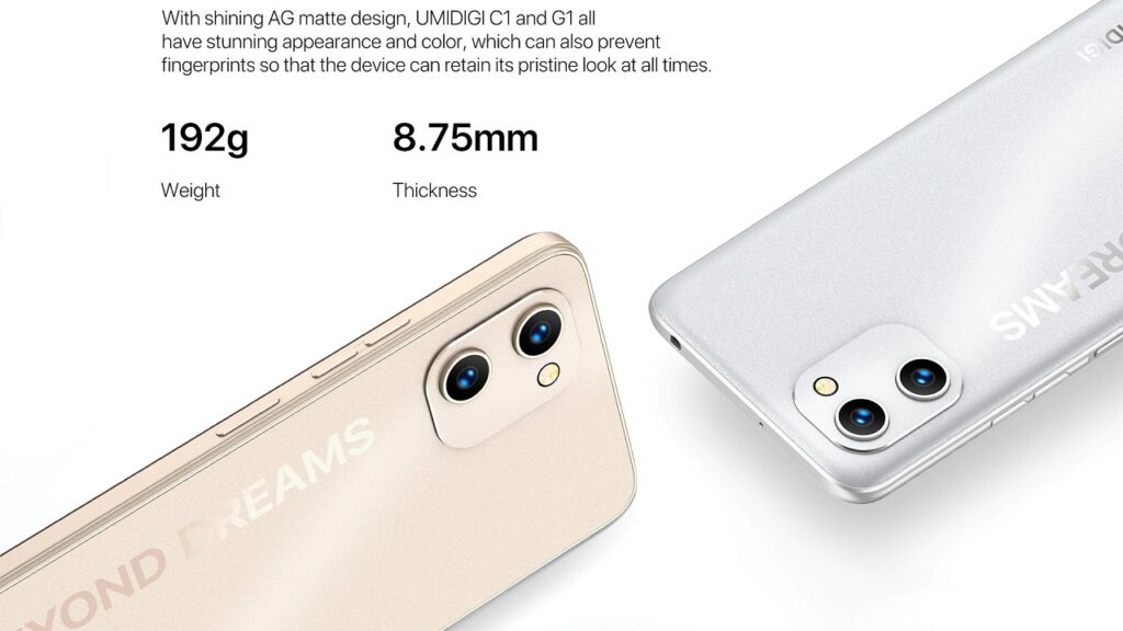 UMIDIGI remembers basic smartphones; unveils C1 and G1 with MediaTek MT6739 CPU | DroidAfrica