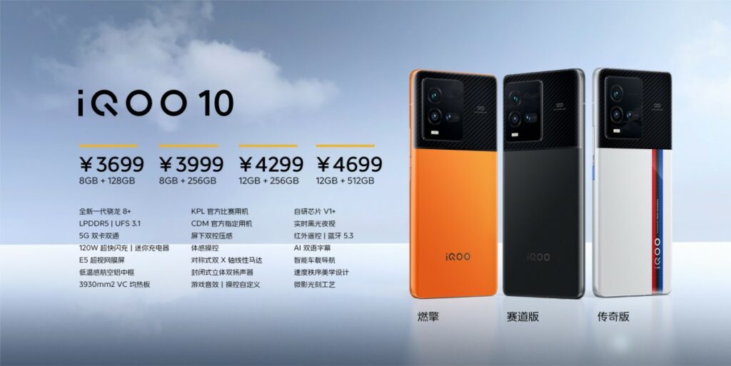 Vivo also announced iQOO 10, but with slower charging pace | DroidAfrica