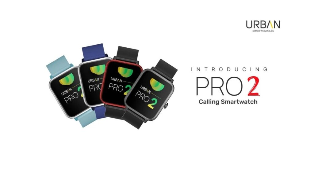 Urban Pro 2 and Urban Pro X Smartwatches; both with Bluetooth calling feature launched in India | DroidAfrica