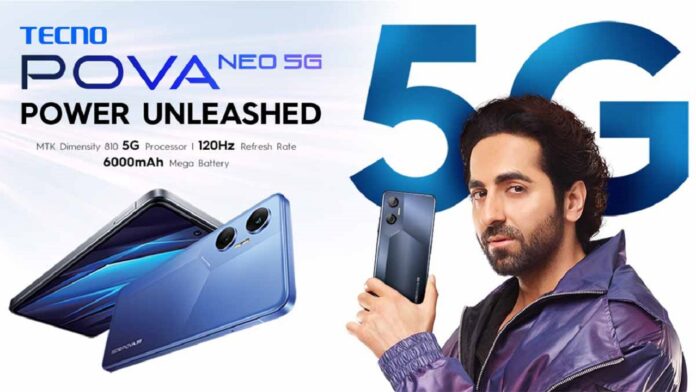 Tecno Pova Neo 5G with MediaTek Dimensity 810 launched in India | DroidAfrica