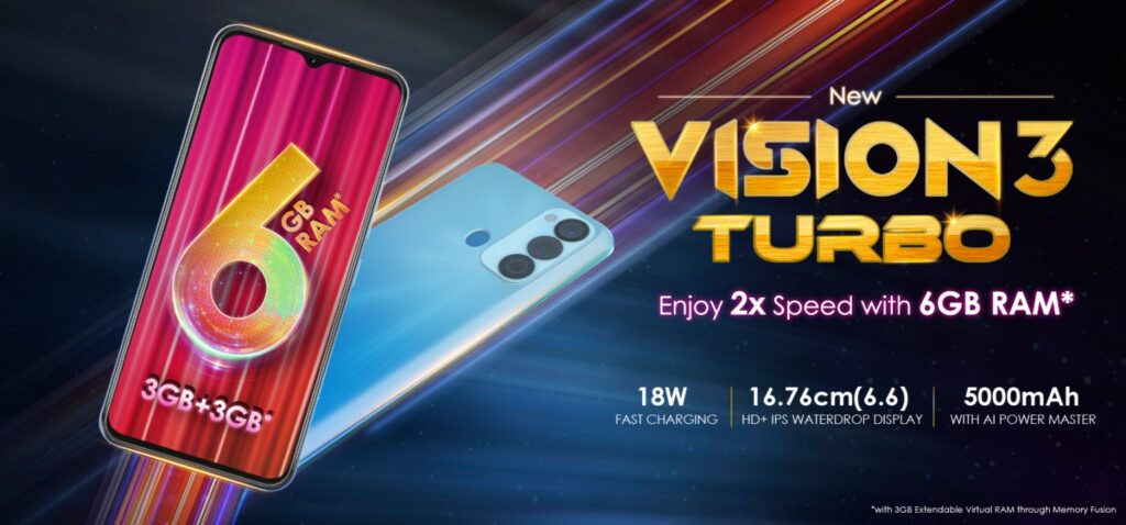 iTel Vision 3 Turbo announced; has 5000mAh battery and up to 6GB RAM | DroidAfrica