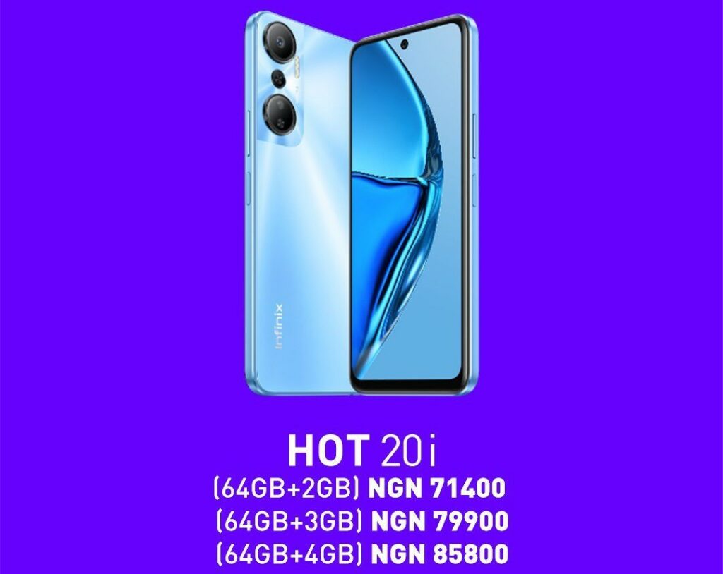 Infinix Hot 20i with Helio G25 CPU is now available in Nigeria | DroidAfrica