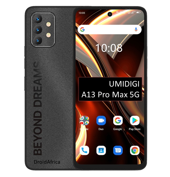 UMIDIGI A13 Pro Max 5G’s revealed ahead of launch | DroidAfrica