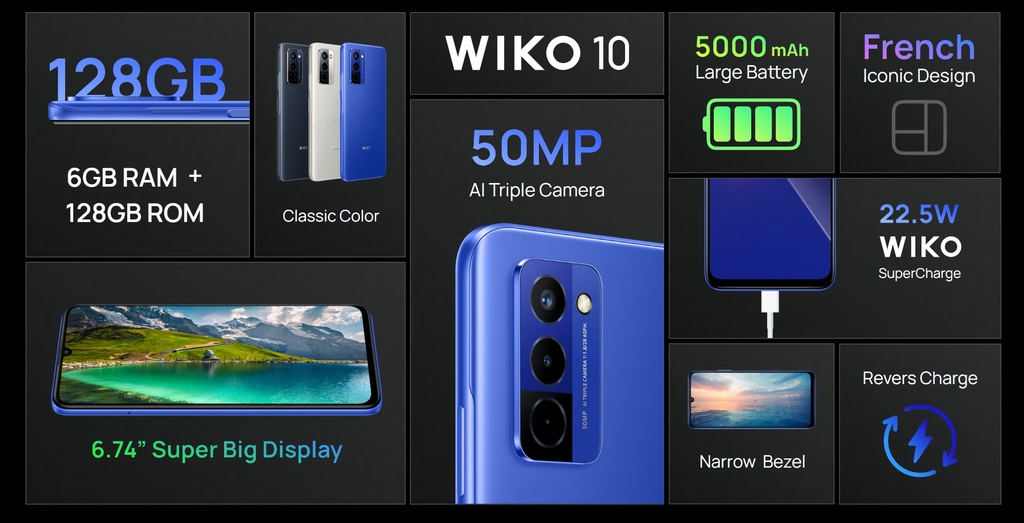 Wiko 10 announced with Helio G37 CPU, along with Buds 10 | DroidAfrica