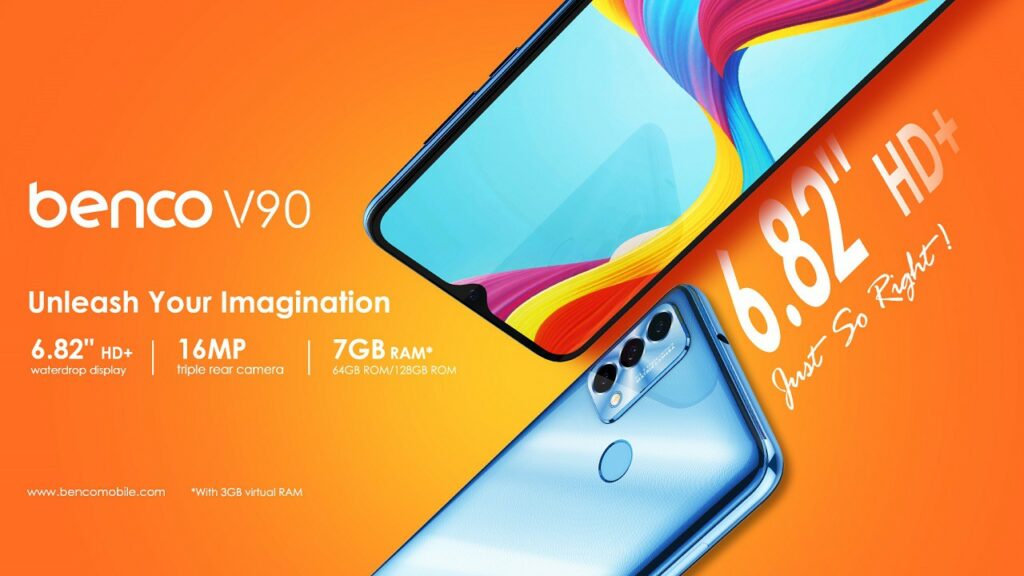 Benco V90 announced with 6.82 -inches screen | DroidAfrica