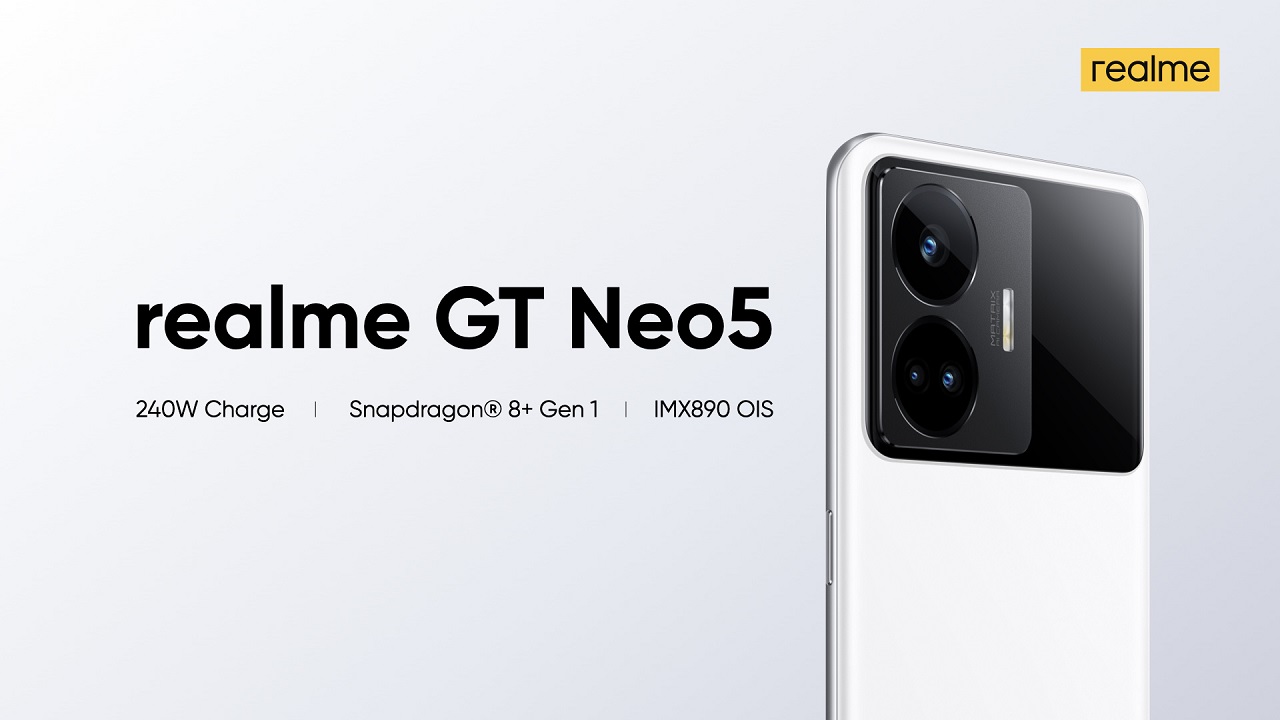 Upcoming realme GT Neo5 teased with a whooping 240W fast charger | DroidAfrica
