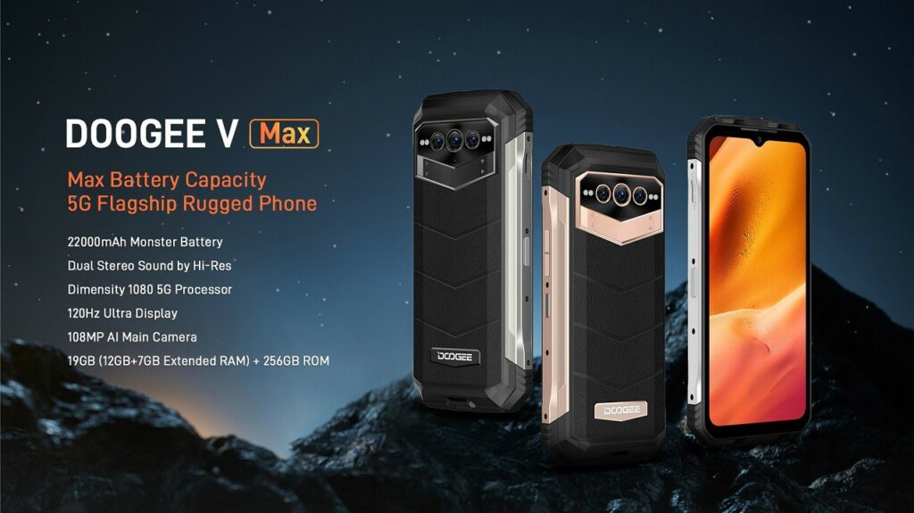 Another 22,000mAh battery? Doogee V Max gets Dimensity 1080 5G CPU | DroidAfrica
