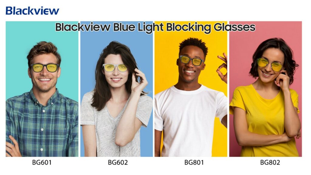 Full details of Blackview's BG601, BG602, BG801 and BG802 Anti-Blue Light Glasses | DroidAfrica