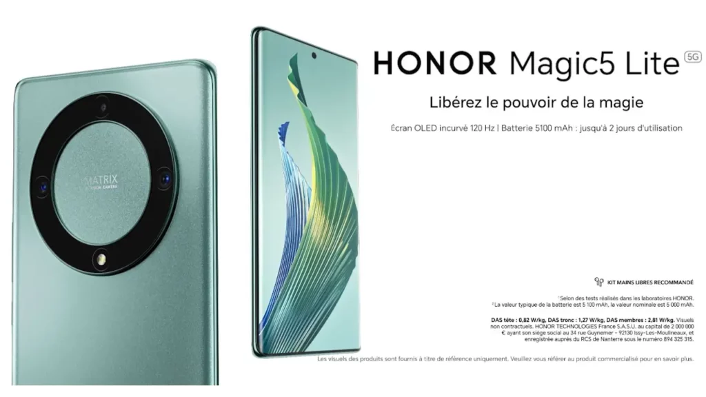 Honor Magic5 Lite 5G goes on sales in France ahead of official launch | DroidAfrica