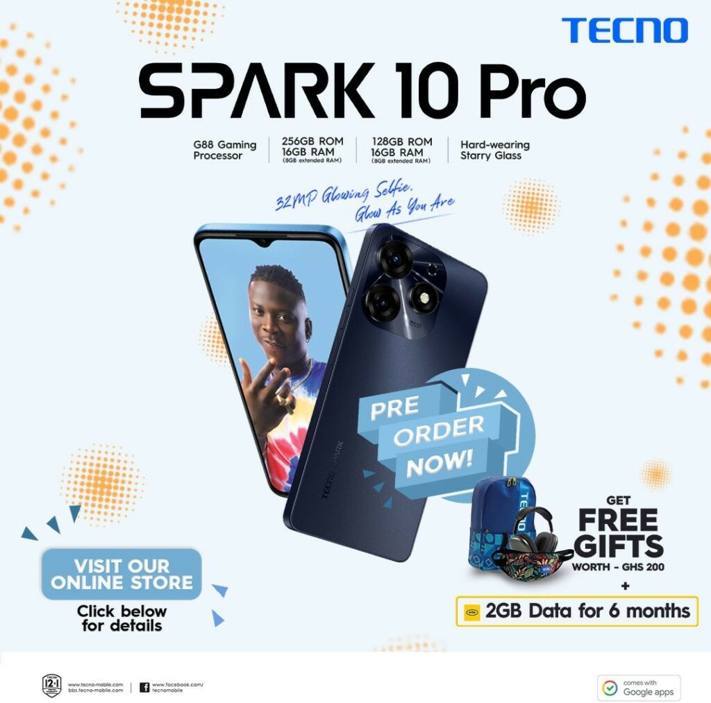 Tecno Spark 10 series is now on preorder in Ghana, up to Helio G88 CPU expected | DroidAfrica