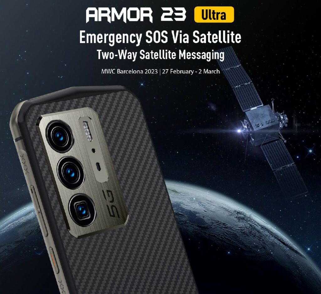 Pancerny Ulefone Armor 23 Ultra – Snapdragon 8 Gen 1 i komunikacja  satelitarna 