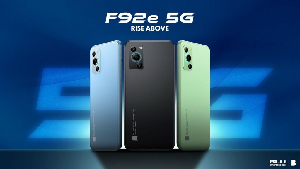BLU F92e 5G with Dimensity 700, 4GB RAM, and 128GB ROM announced | DroidAfrica