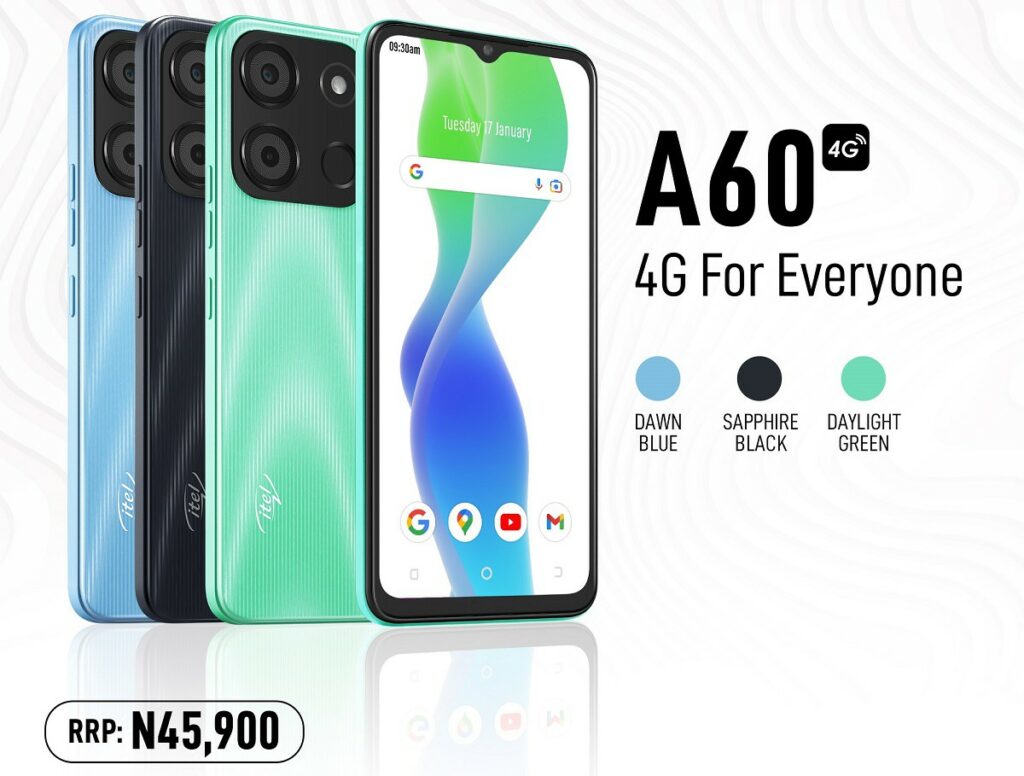 iTel A60 announced as the most affordable 4G smartphone in Africa | DroidAfrica