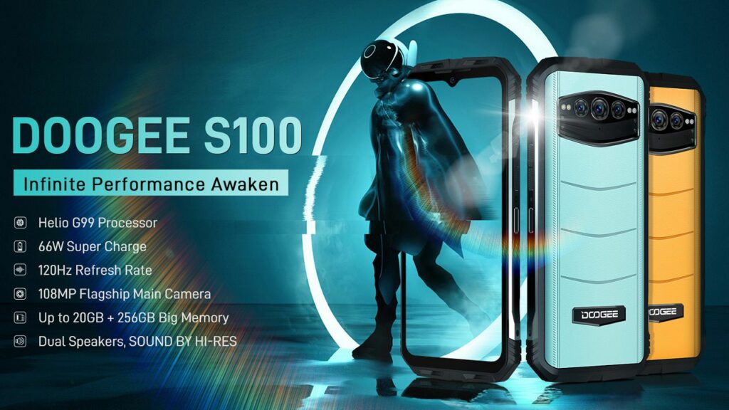 Helio G99-powered Doogee S100 announced with 10,800mAh battery | DroidAfrica