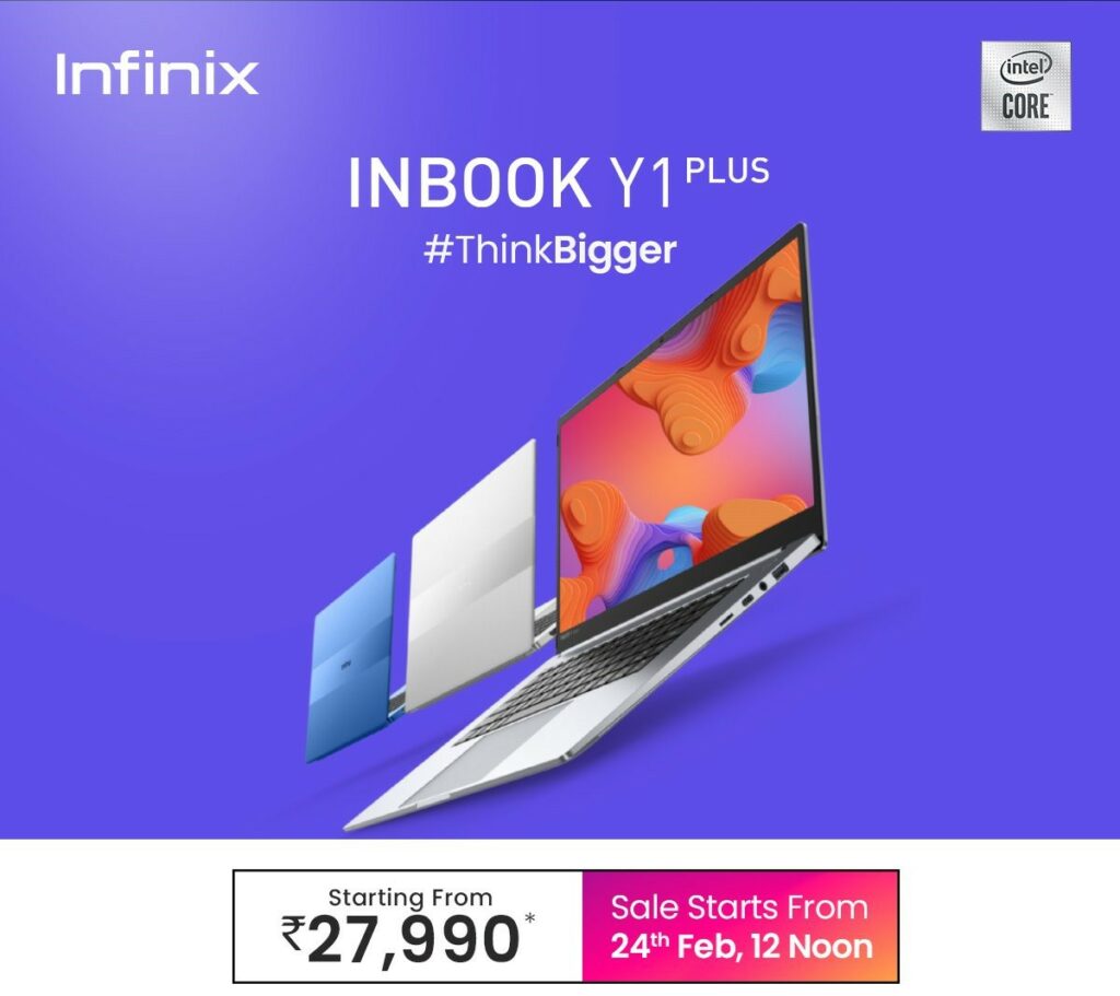 Infinix INBook Y1 Plus with 15.6-inches display and 10th Gen Intel Core i3 CPU announced | DroidAfrica
