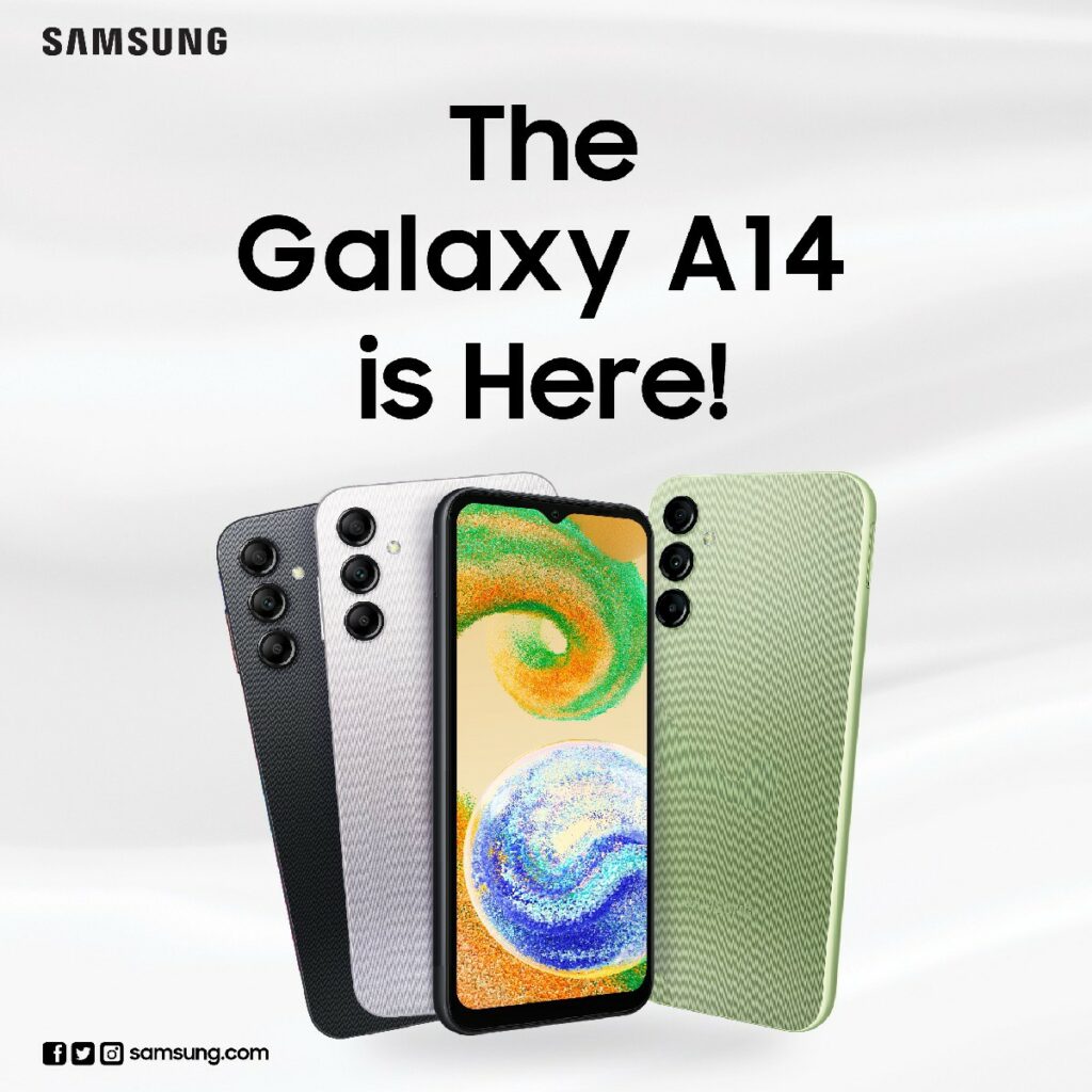 Samsung Galaxy A14 4G released in Nigeria; pricing starts from N116,900 | DroidAfrica